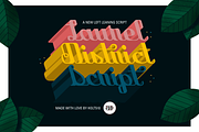 Laurel District Script by Holt510, a Script Font by Holt510 (Thumbnail 1 of 14)