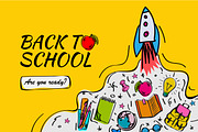 Back To School Doodle Design, a Templates & Theme by PREMIUMVECTOR (Thumbnail 3 of 3)