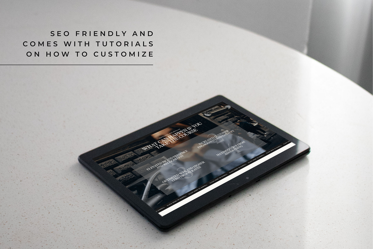 Showit Sales Page Template, a Landing Page Template by Blush Created (Photo 6 of 18)