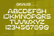 Gravis - Display Font, a Font by Alpaprana (Thumbnail 10 of 11)
