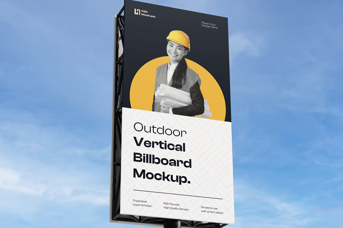 Billboard Mockup - City Perspective, an Advertising Mockup by graphicsauce (Photo 3 of 4)