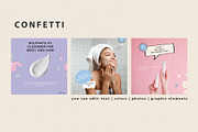 Canva Confetti Instagram Templates, a Social Media Template by anastasiia.art (Thumbnail 2 of 4)