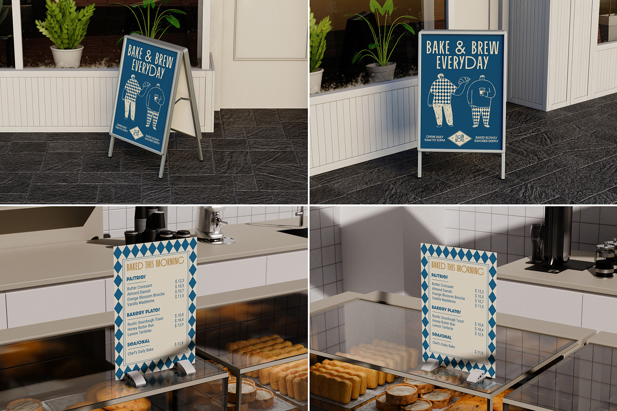 40 Bakery & Coffee Shop Mockups, a Packaging Mockup by Vitora Mockup (Photo 9 of 12)