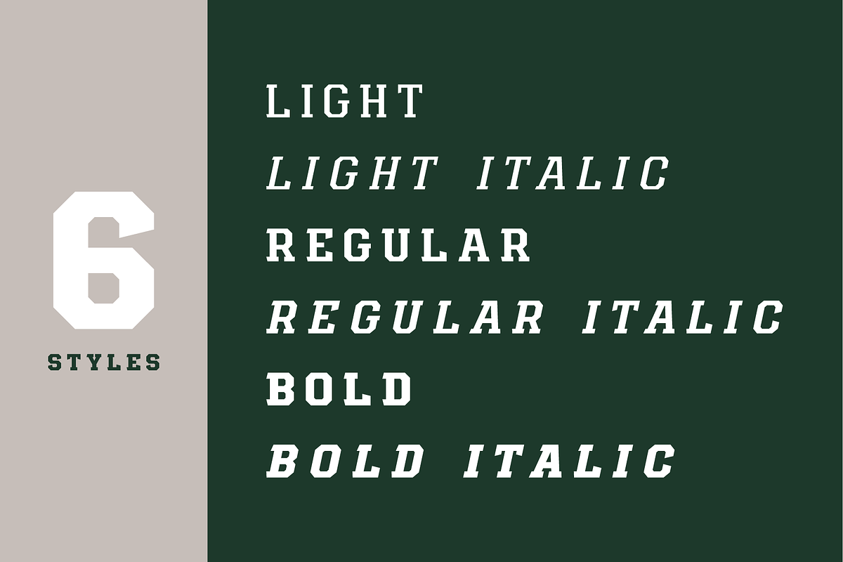 Ultimate Sports Font Bundle, a Slab Serif Font by Studio One Four (Photo 9 of 25)