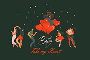 Baby take my Heart, a Decorative Illustration by Anastasy_helter (Thumbnail 1 of 7)