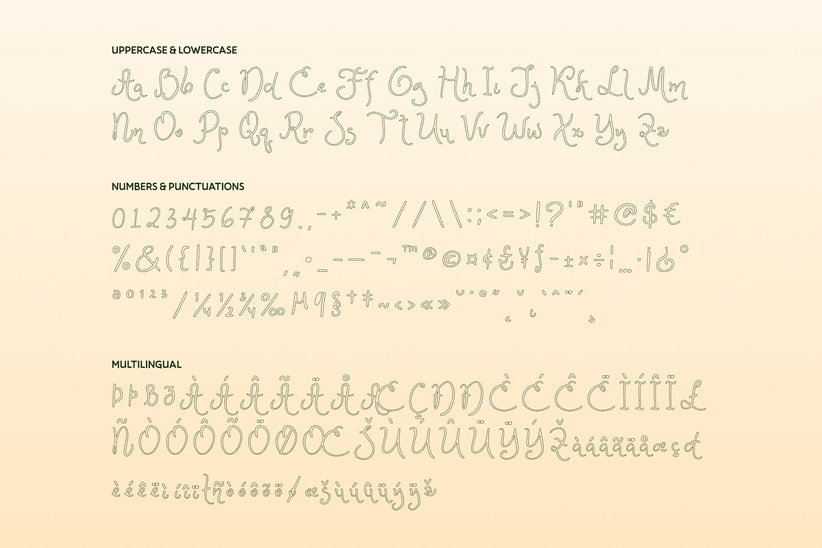 CS Fidela Dashed, a Handwritten Font by Craft Supply Co. (Photo 8 of 8)
