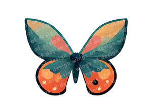 Bright Butterfly Clipart PNG