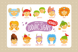 12 cute zodiac signs