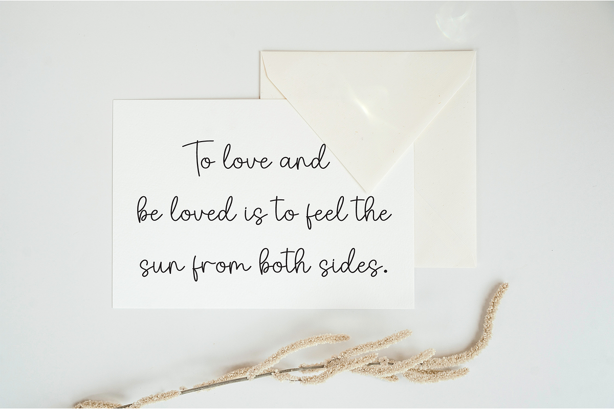 Sand Beach | Script Font, a Handwritten Font by Scratchones (Photo 5 of 8)