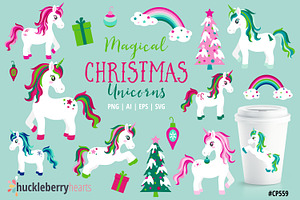 Magical Christmas Unicorn