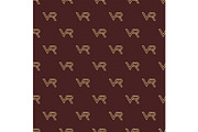 Seamless Vector Pattern With VR, a Pattern Graphic by FineArtStudio (Thumbnail 1 of 3)