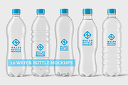 Plastic Water Bottle Mockups Bundle, a Cups & Container Mockup by ...