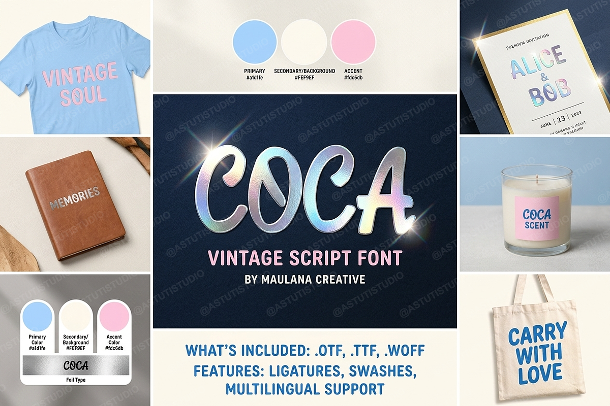 Coca | Elegant Serif Typeface, a Serif Font by Astuti Studio (Photo 11 of 25)