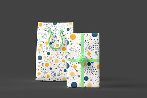 Editable Gift Bag Paper Mockup