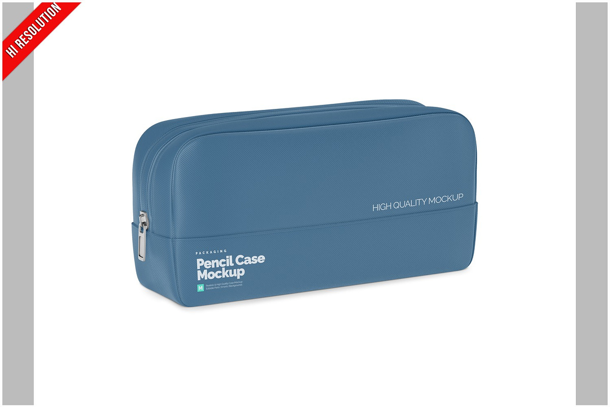 Travel Toiletry Pouch Mockup, a Pens & Pencil Mockup by Bruno's Shop (Photo 1 of 3)