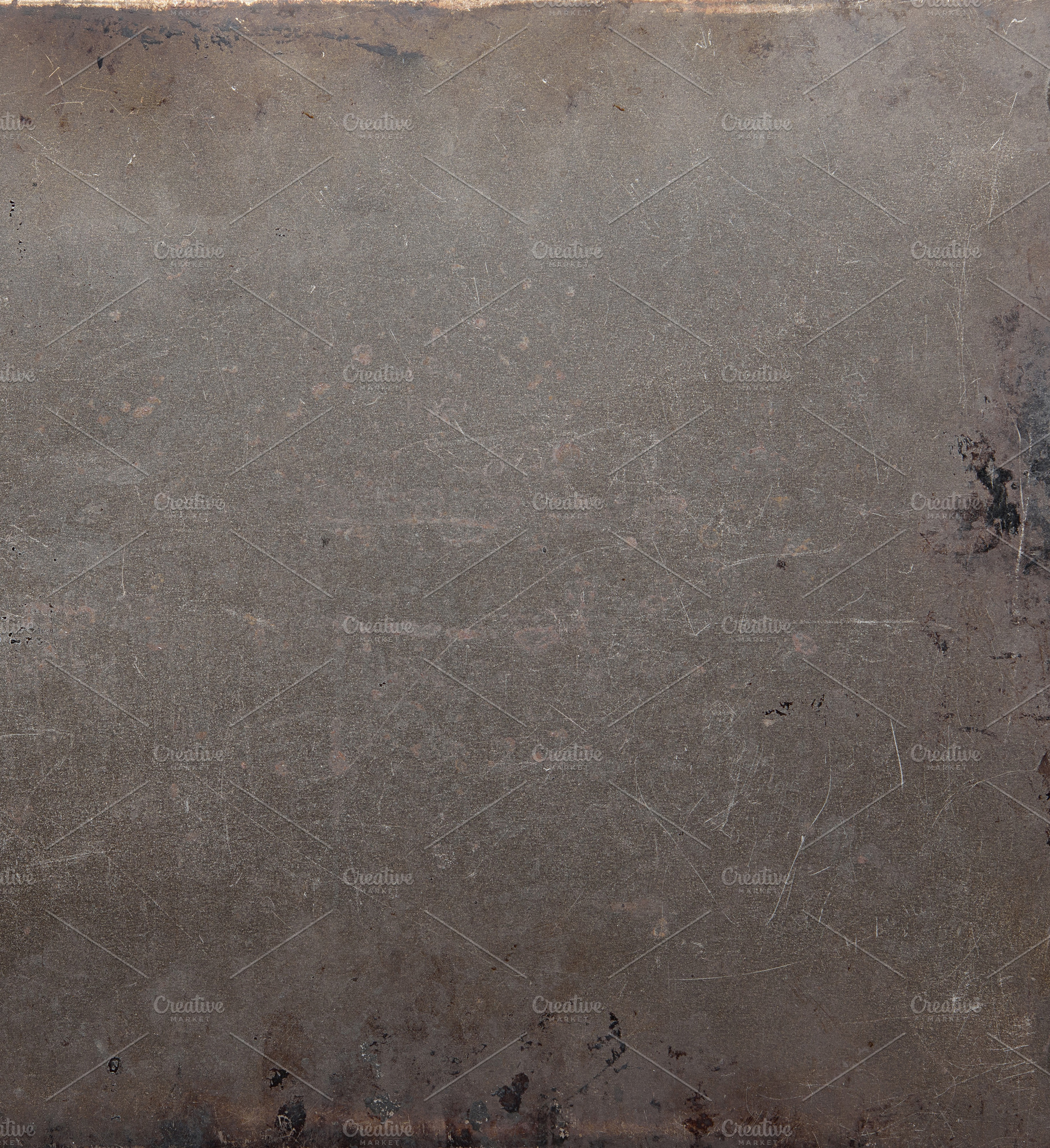 Texture of old scratched metal with rust spots, a Background Photo by ndanko