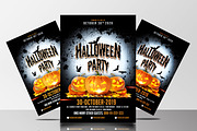 Halloween Party Flyers Bundle, a Flyer Template by AfzaalGraphics (Thumbnail 3 of 19)