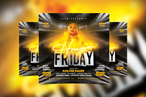 Night Club Flyer, a Flyer Template by StarPixles11
