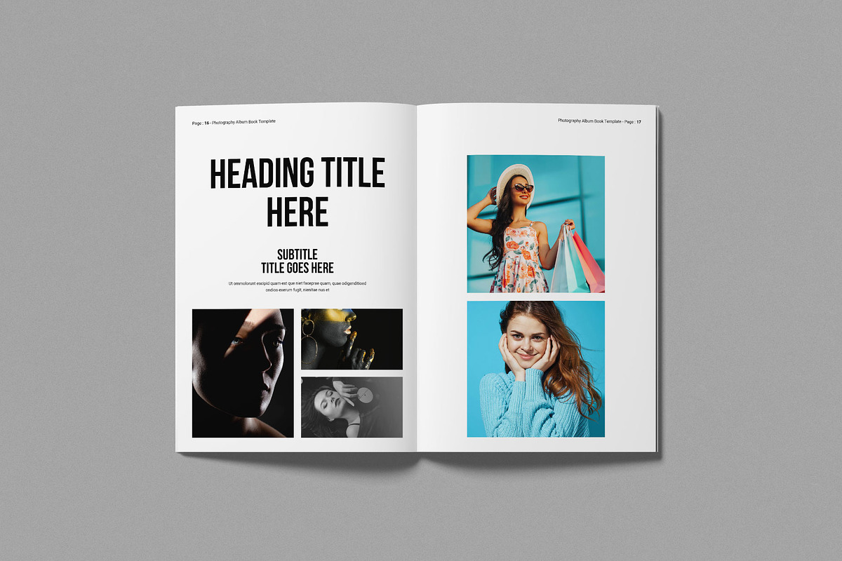 Photography Album Book Layout, a Magazine Template by Work-Envance (Photo 7 of 9)