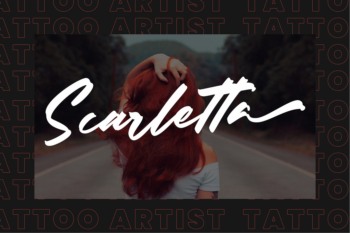 Rhytles - Modern Brush Script, a Script Font by Azcreative Studio (Photo 4 of 7)