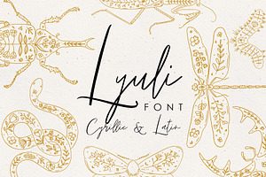 Lyuli Font Script, a Script Font by Anna