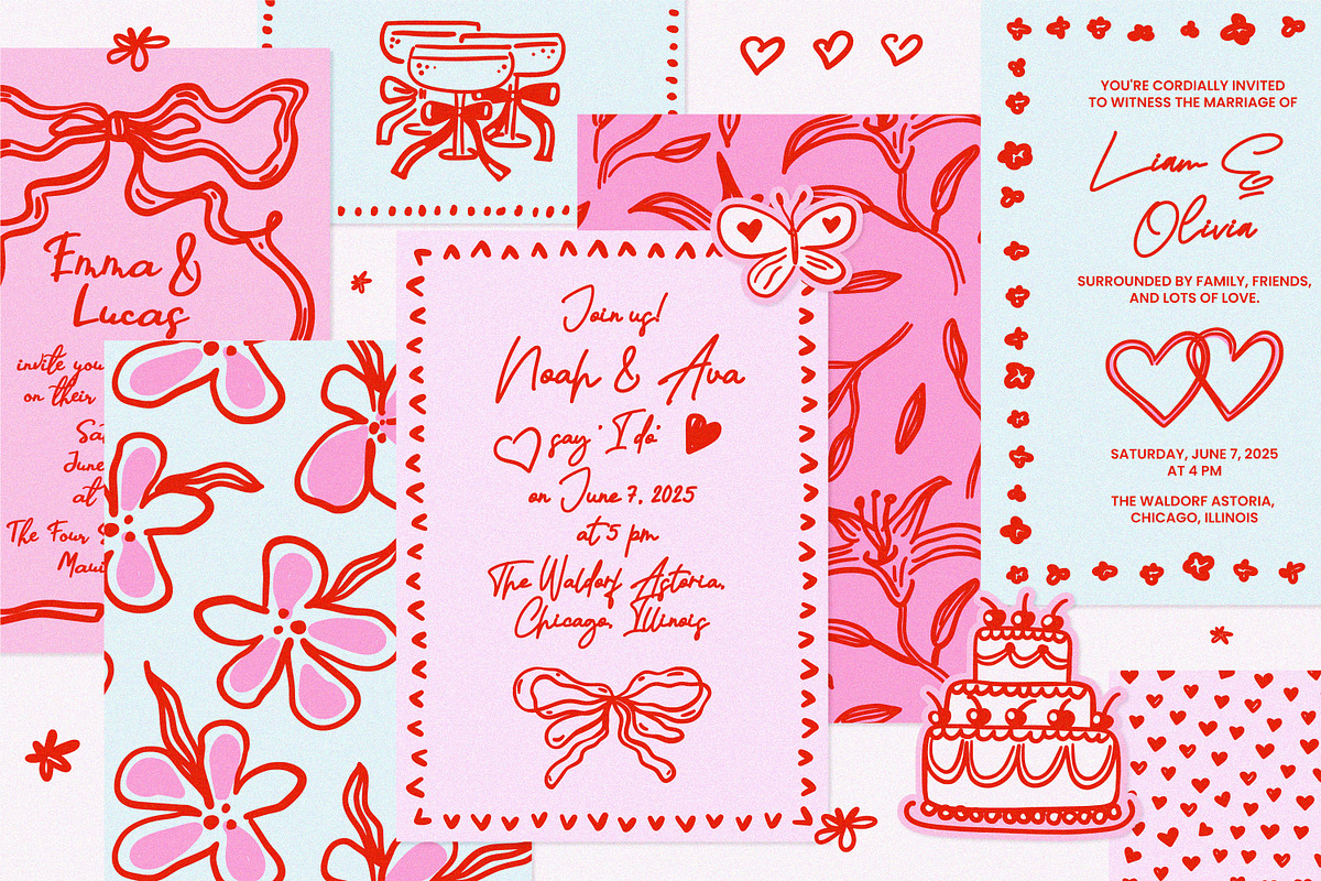 Whimsical Frames, Clip Art, Patterns, an Object Graphic by Leila Divine (Photo 3 of 17)