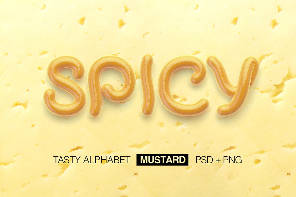 Tasty letters font preview 5