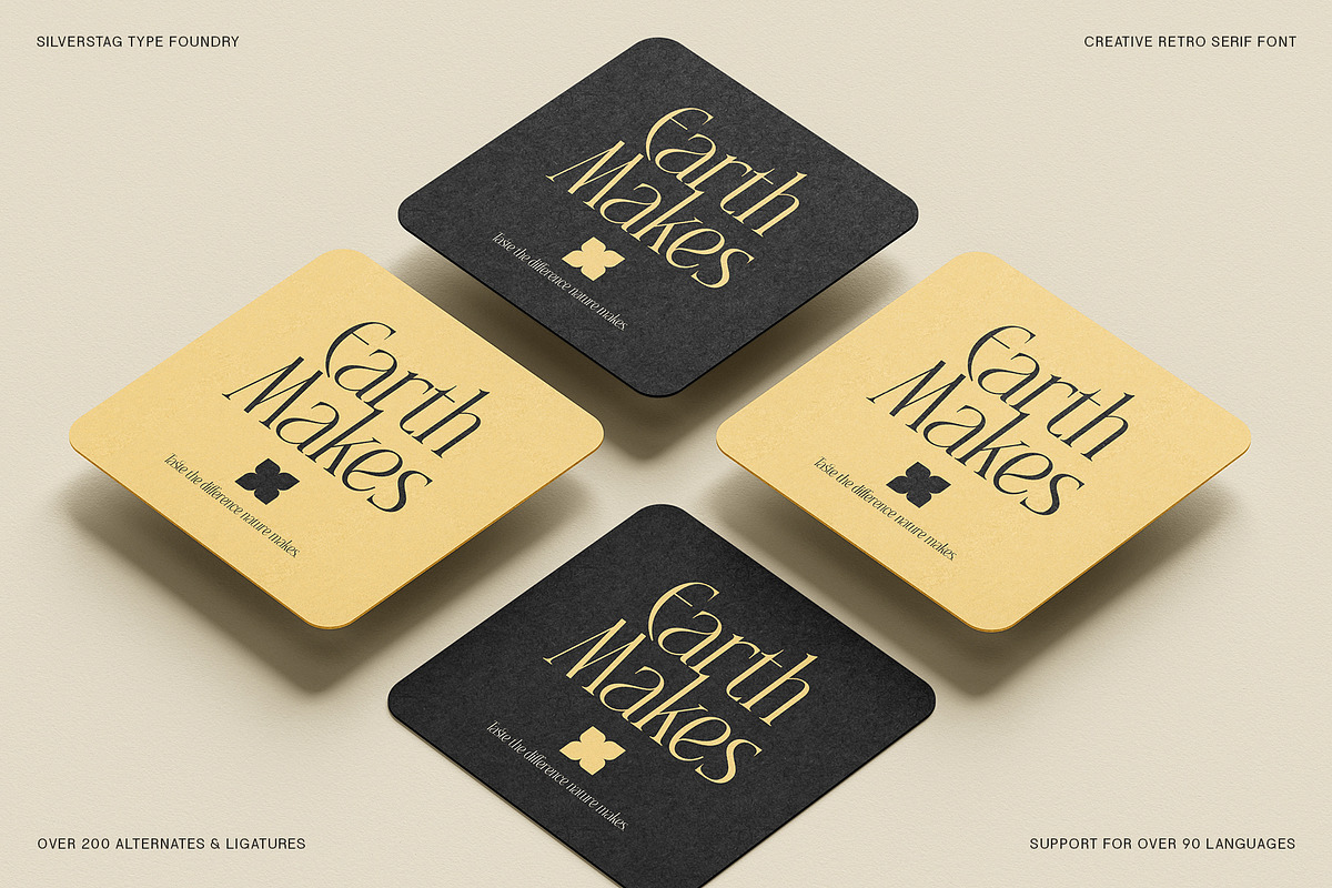 SLTF Rogue Rebellion - Ligature Font, a Serif Font by SilverStag Type Foundry (Photo 15 of 30)