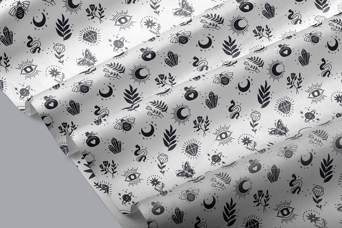 Boho Crystal seamless pattern, a Pattern Graphic by Digital Studio (Photo 4 of 9)