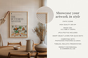 Woman Holding Frame Mockup, a Product Mockup by Paper Flowers Studio (Thumbnail 2 of 5)