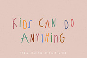 The Kids Font / handwritten, a Handwritten Font by KruthDesign (Thumbnail 6 of 11)