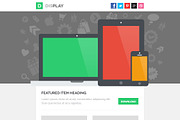 Display Responsive Email Template, a Websites & App Template by Theme Trunk (Thumbnail 2 of 2)