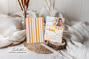 Sun 1st Birthday Invite with Picture, a Templates & Theme by VeliusCreativeStudio (Thumbnail 2 of 3)