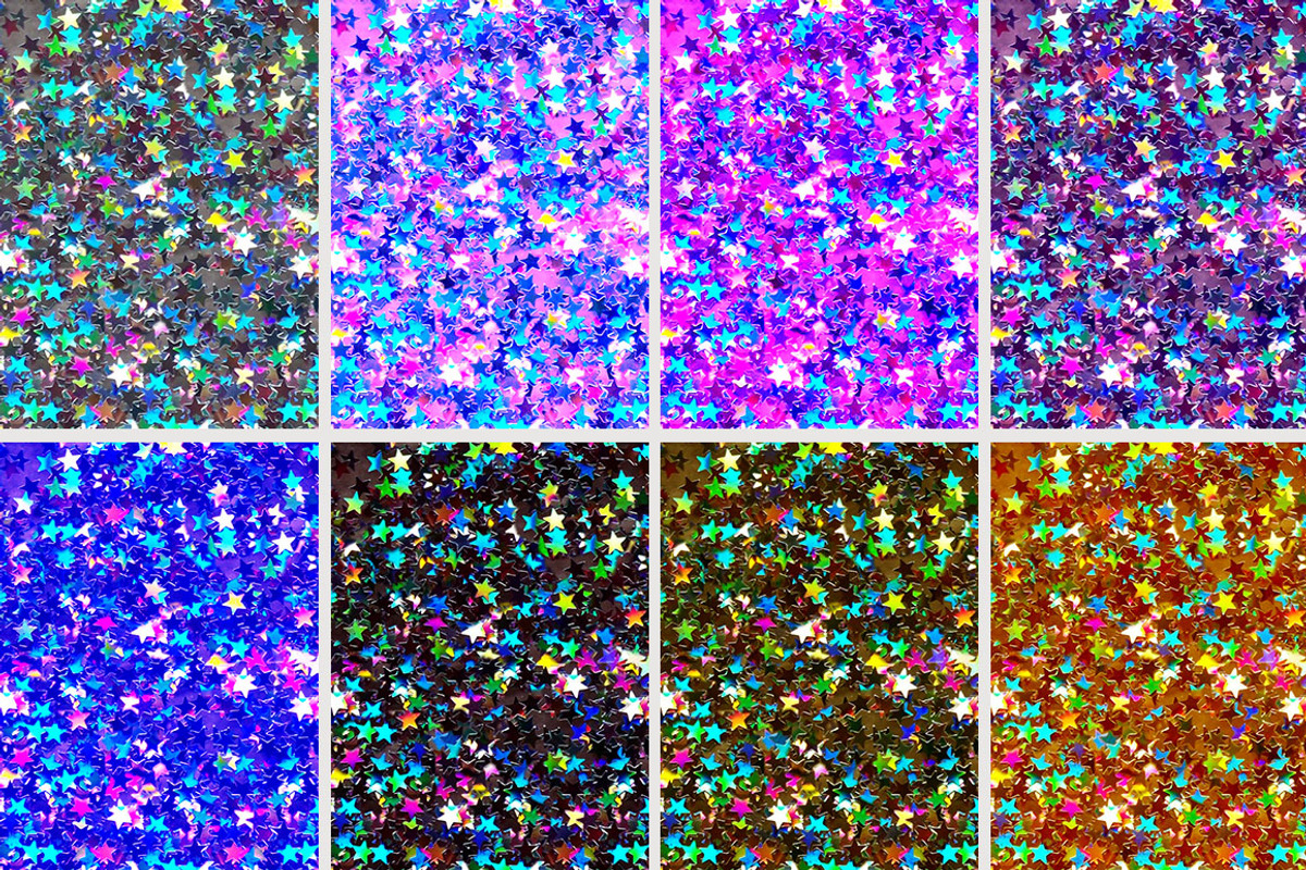 Sparkling Iridescent Star Glitters, a Texture Graphic by Pulpixel Design (Photo 2 of 7)
