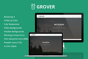 Grover - One-Page HTML5 Template