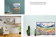 Watercolor Mountain Landscapes Set 5, a Decorative Illustration by Kat's Artful Creations (Thumbnail 4 of 10)
