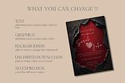 Red Torn Paper Wedding Invitation, an Invitation Template by InvitingStorys (Thumbnail 11 of 12)