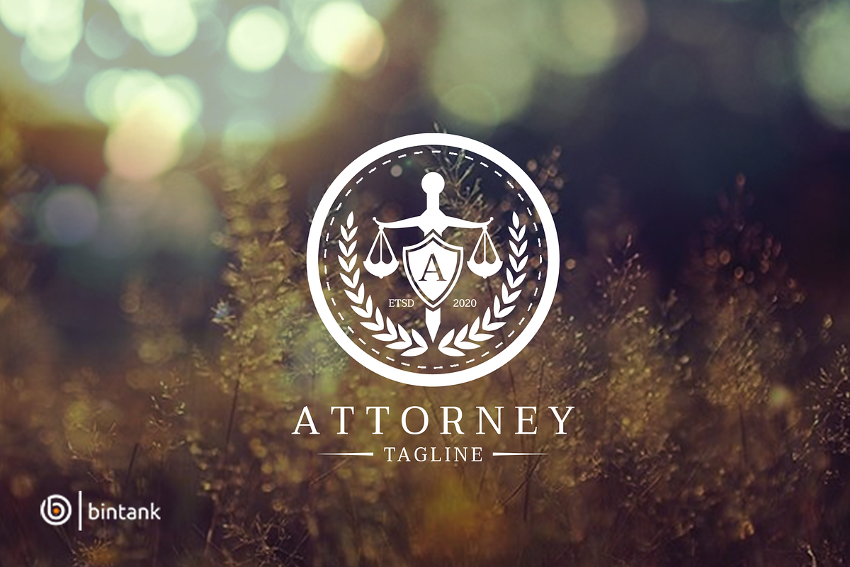 Luxury Attorney Logo, a Branding & Logo Template by Bintank Studio (Photo 2 of 2)