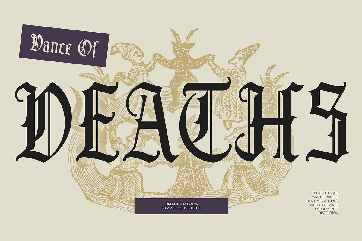 Cambrine – Blackletter Font, a Blackletter Font by Craft Supply Co. (Photo 6 of 8)
