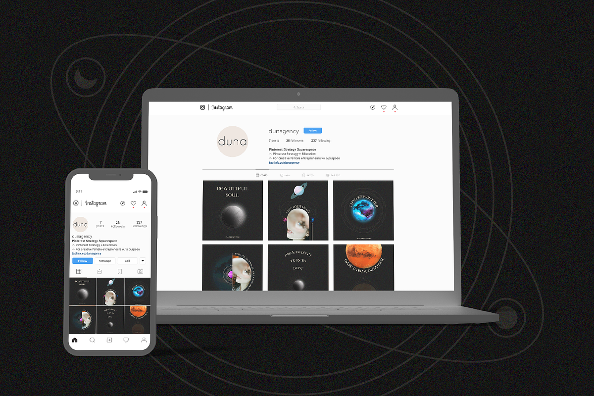 Mindset Coach Instagram Templates, a Social Media Template by dunagency (Photo 10 of 13)