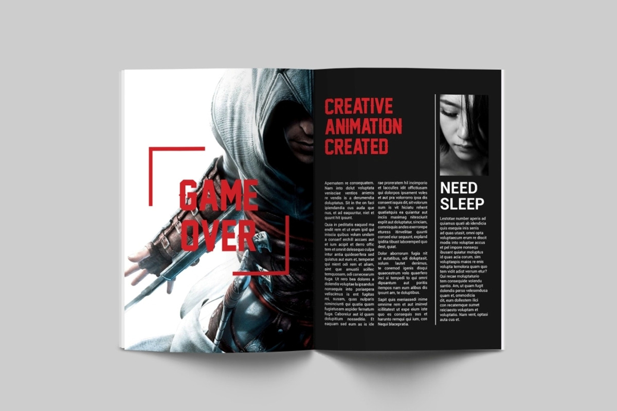 Game Magazine, a Magazine Template by BoriesBechker (Photo 7 of 14)