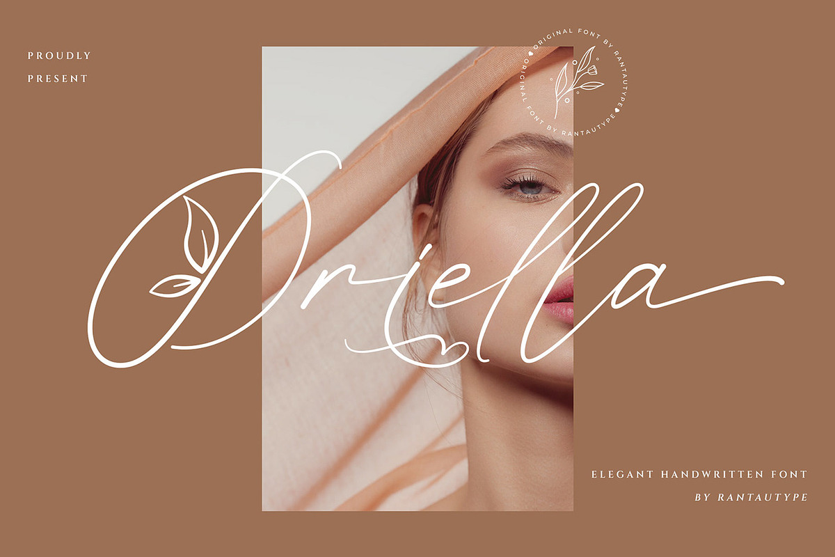 Oriella - Luxury Handwritten Font, a Handwritten Font by RantautypeStudio (Photo 1 of 13)