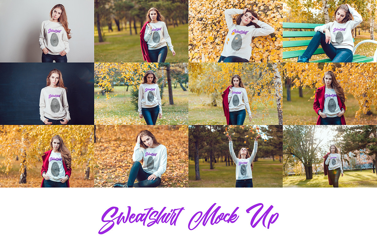 Epic Sweatshirt Mock-Up Bundle, a Hoody Mockup by Freeman Studio (Photo 4 of 9)