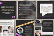 social media manager templates canva, a Templates & Theme by Elegant_Studio44 (Thumbnail 3 of 3)