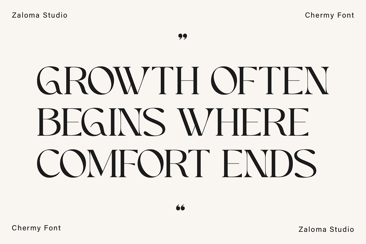 Chermy, a Serif Font by Zaloma Studio (Photo 6 of 17)