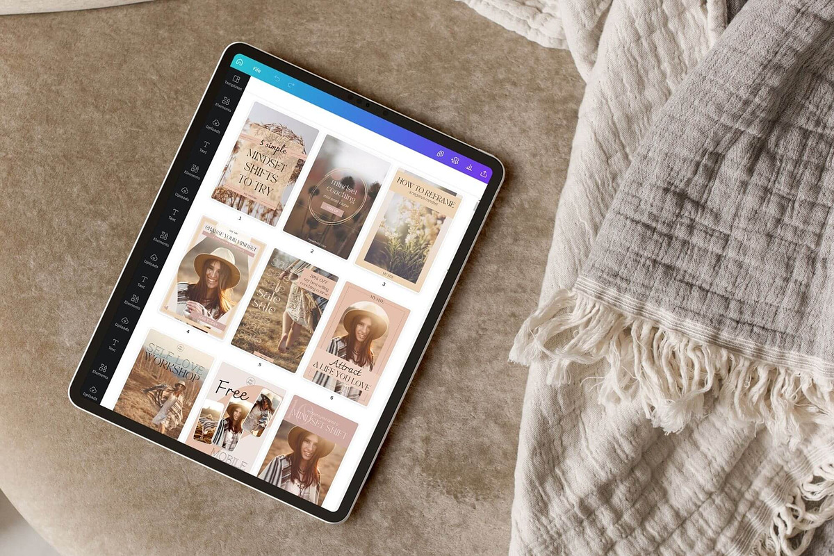 Coaching Canva Pinterest Templates, a Social Media Template by Made by Melody (Photo 6 of 8)