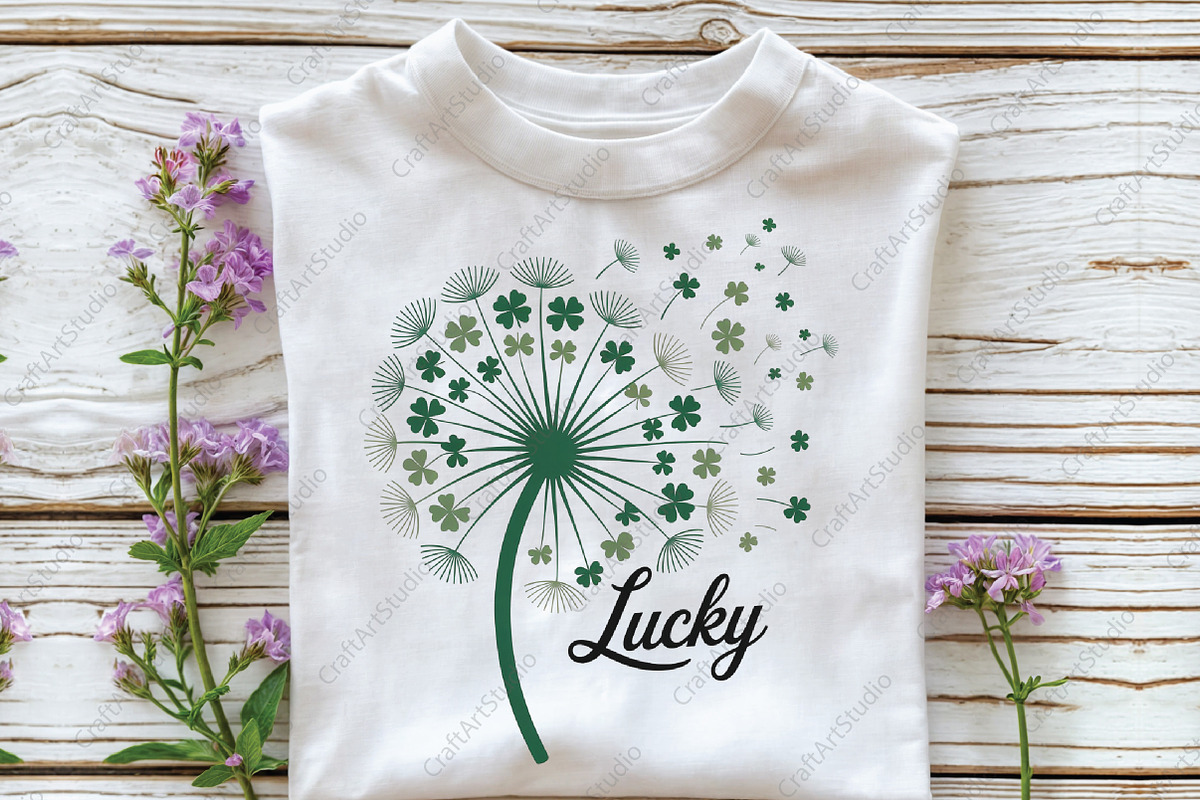 St.Patrick’s Day Dandelion Lucky PNG, an Illustration by CraftArtStudio (Photo 2 of 4)