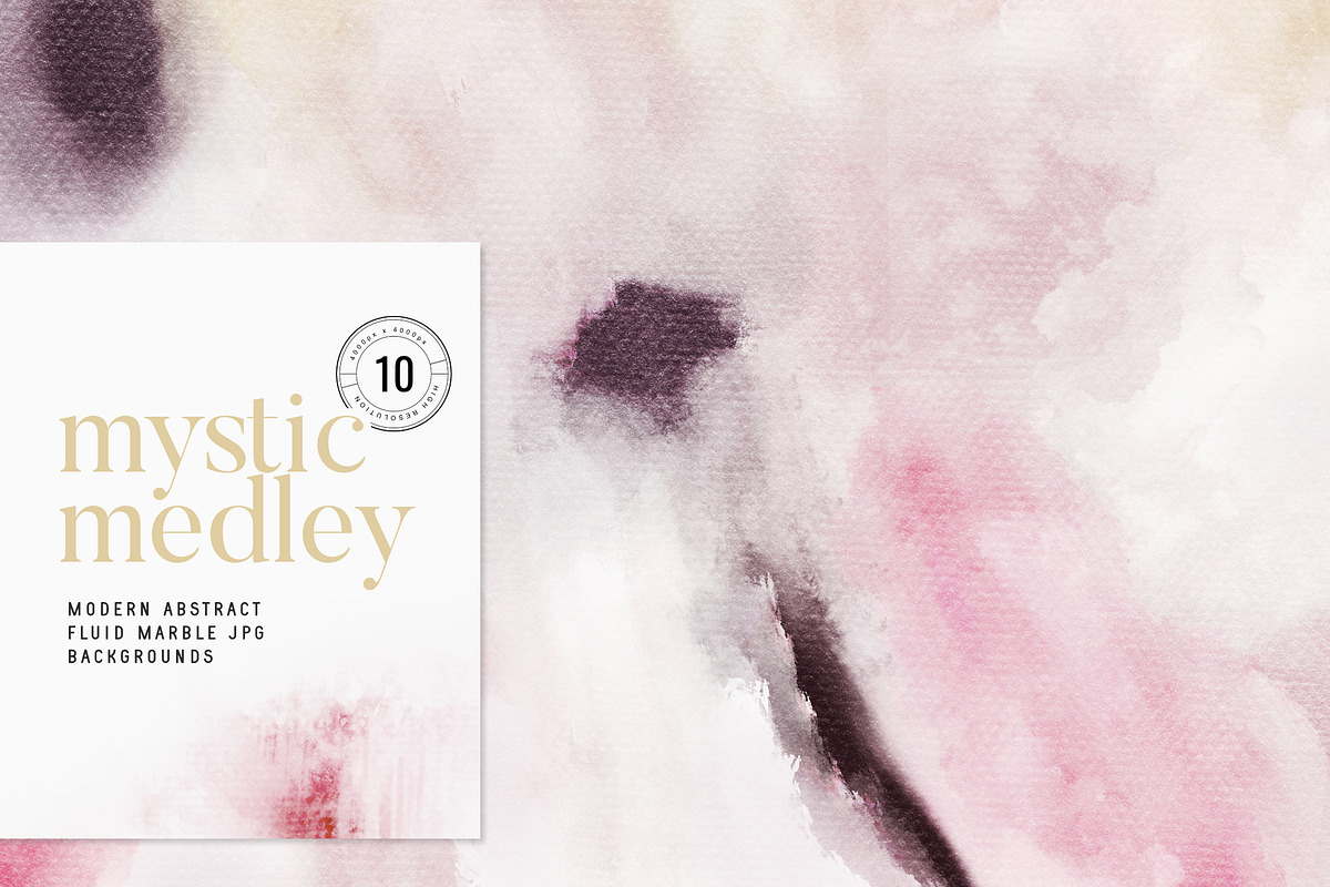 Mystic Medley Abstract Backgrounds, a Pattern Graphic by Feather & Sage Design (Photo 1 of 8)