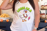 Striped Funny Goose PNG, a Seasonal Illustration by Designking (Thumbnail 4 of 4)