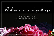 Alascripty, a Script Font by Leksen Design (Thumbnail 1 of 5)